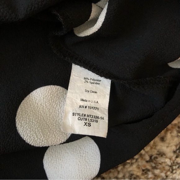 Polka dot blouse - Picture 2 of 3